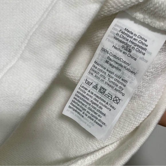 Madewell x Free & Easy® Rainbow/White Graphic Crewneck Crop Sweatshirt Size XS - Picture 9 of 9